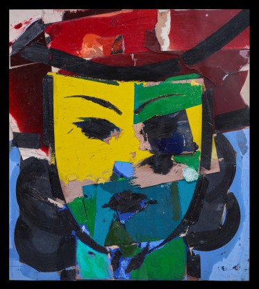 Manolo Valdés, Retrato con sombrero II, 2024